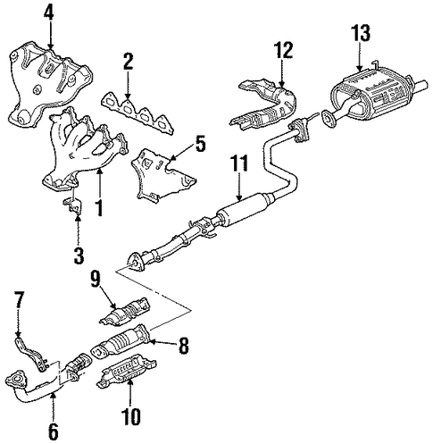 1989 Honda CIVIC HATCHBACK COVER B, EX. MANIFOLD - (18121PM4950) 1989 Honda CIVIC HATCHBACK COVER B, EX. MANIFOLD - (18121PM4950)