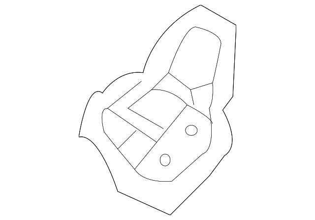 58016-01010 Деталь SEAT BELT ANCHOR, LEFT