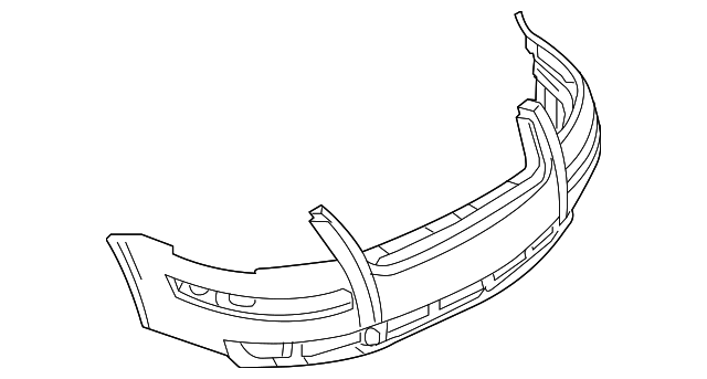 3B0-807-217-M-GRU BUMPER COVER