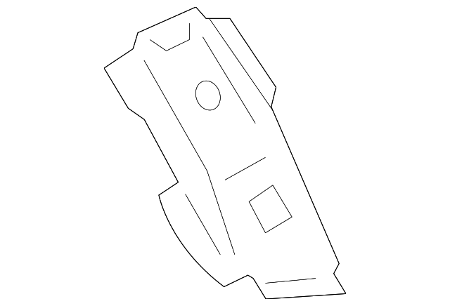 51572CA0009P Деталь REINFORCEMENT, RIGHT