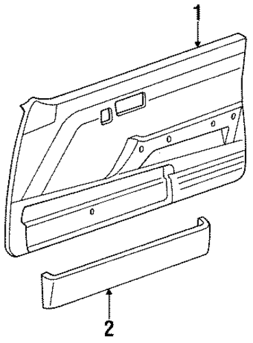 Corolla INTERIOR TRIM - DOOR