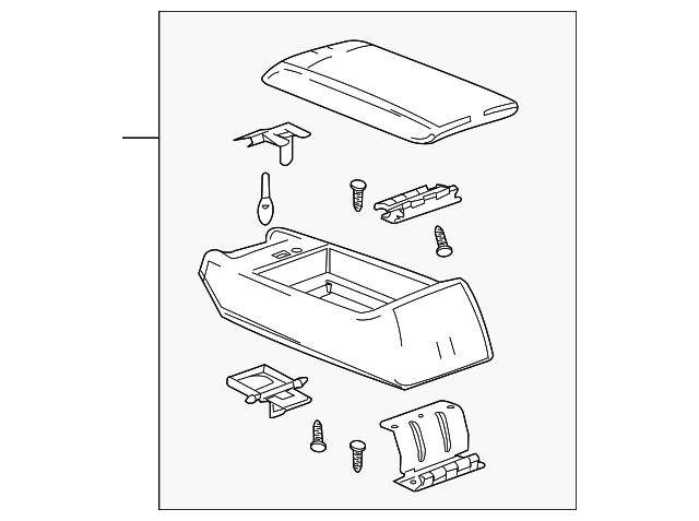 8191496430 Деталь ARMREST ASSY