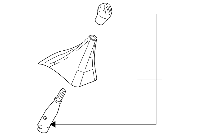 8151128140 Деталь SHIFT LEVER