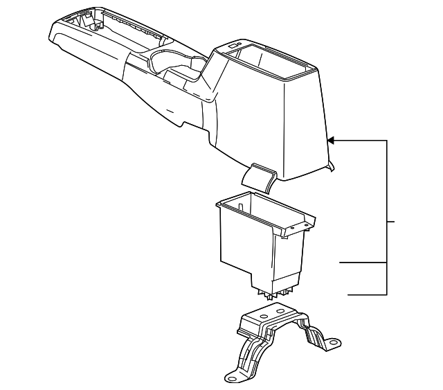 8191496460 Деталь CONSOLE BODY