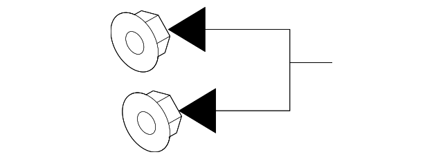 -W711999-S440 Деталь STRUT NUT, RIGHT