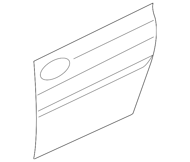 77121-4D010 Деталь OUTER PANEL, RIGHT