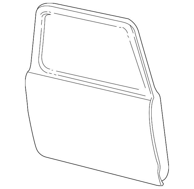XL2Z9820125AA Деталь DOOR SHELL, LEFT