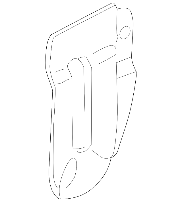 64658-25000 Деталь TOW HOOK, LEFT
