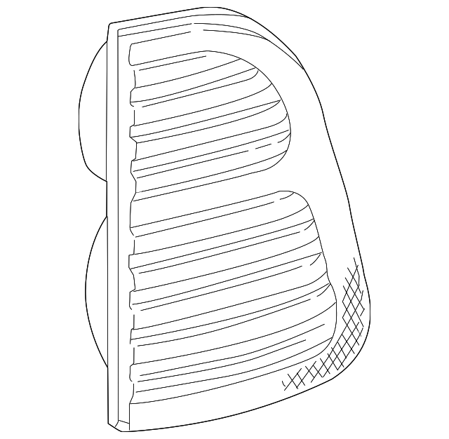 81581-60040 Деталь LENS, RIGHT
