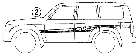Land Cruiser STRIPE TAPE 2