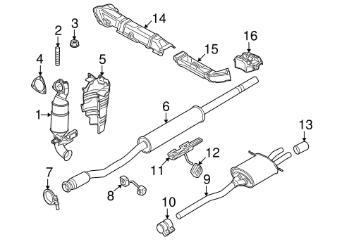 Cooper EXHAUST COMPONENTS