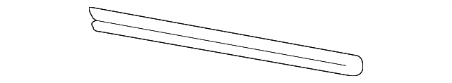 8C3Z-2825532-BPTM Деталь BODY SIDE MLDG, LEFT