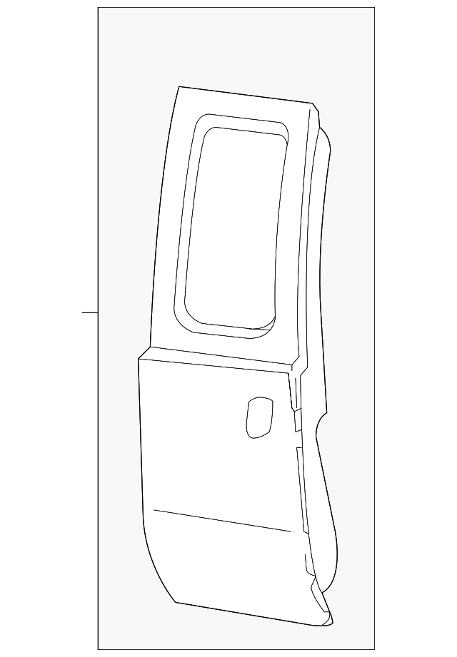 BC3Z-2824631-B Деталь DOOR SHELL, LEFT