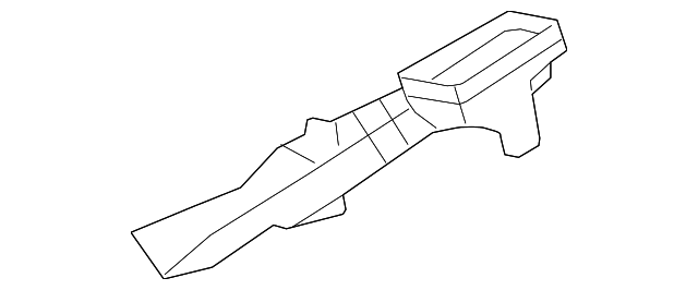 64229129235 Деталь LOWER DUCT, LEFT
