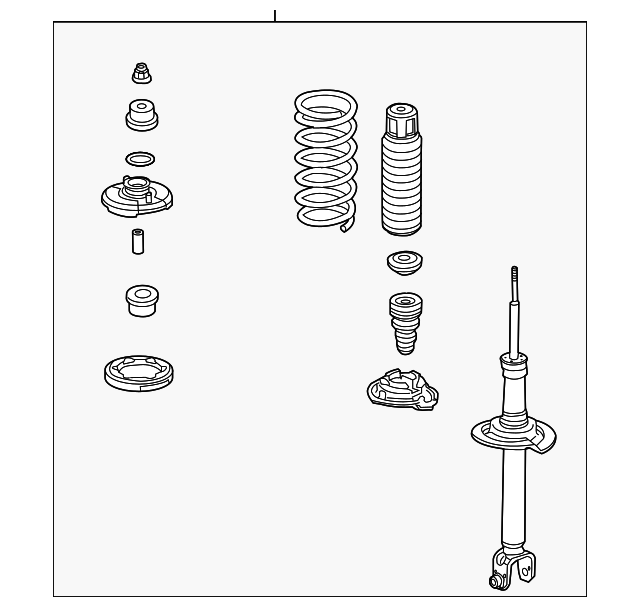 52610-TK5-A04 Деталь SHOCK ABSORBER ASSY., R. RR.