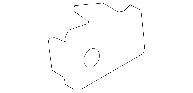 57676-21010 Деталь CENTER REINF REINFORCEMENT, LEFT
