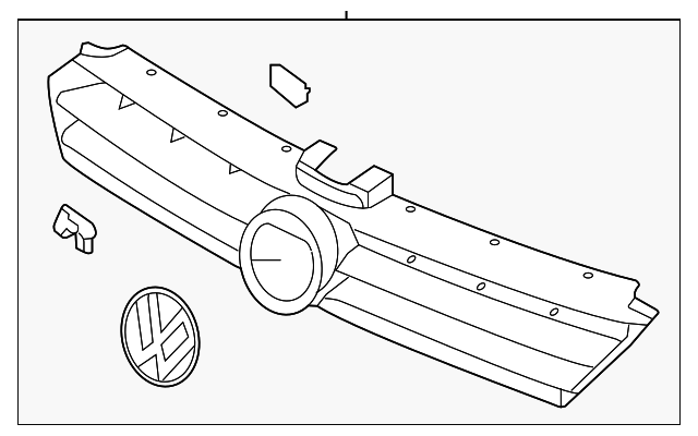 5G0-853-651-E-ADQ Деталь GRILLE