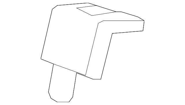 15827662 Деталь SEAT BELT COVER, RIGHT
