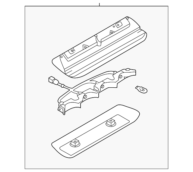 84701AE02AGF Деталь HIGH MOUNT LAMP