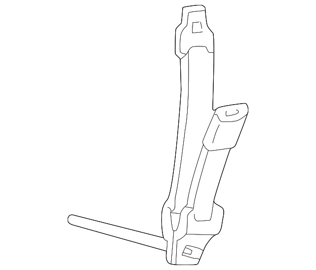 YC3Z78600A39AAA Деталь CENTER SEAT BELT