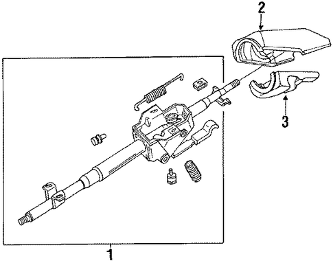 RX-7 STEERING COLUMN & WHEEL