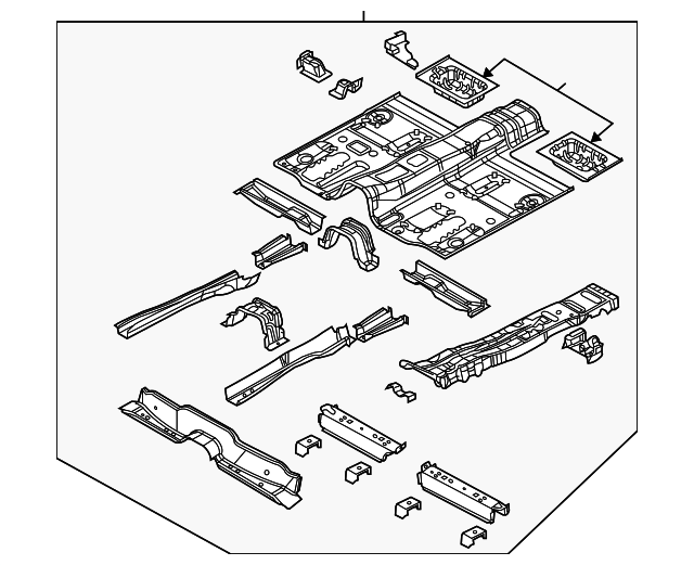 5067837AO Деталь FRONT FLOOR PAN