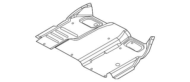 5178062AA Деталь CENTER FLOOR PAN
