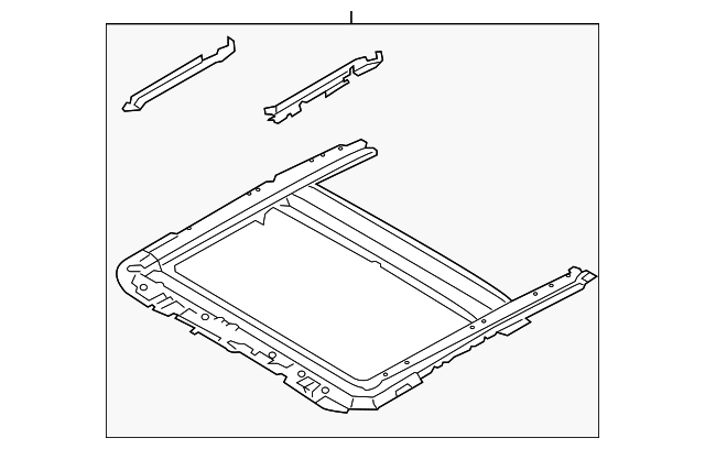 913504GA1A SUNROOF FRAME