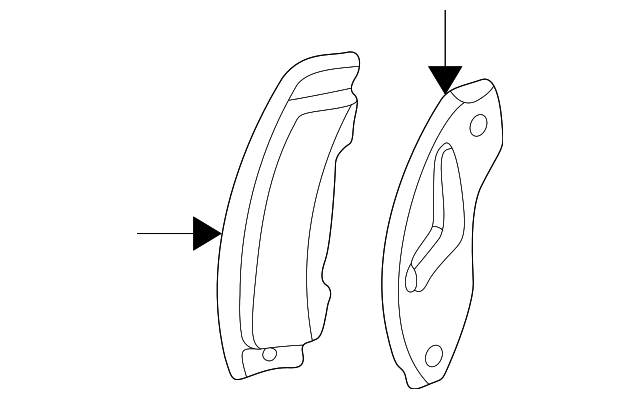 2L5Z-2001-AA Деталь FRONT PADS