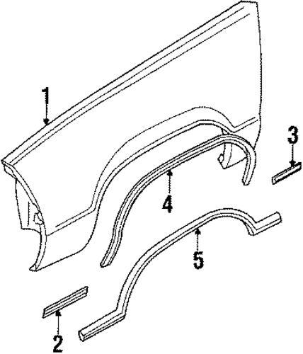 El Camino FENDER & COMPONENTS