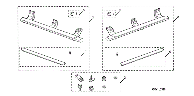 ACCESSORIES/SIDE STEPS (2) for 2006 Honda ELEMENT #1