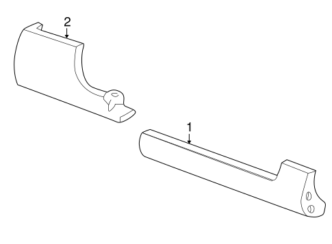 Explorer EXTERIOR TRIM - PILLARS