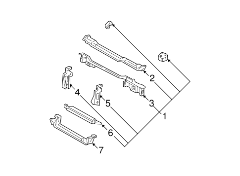 Camaro RADIATOR SUPPORT