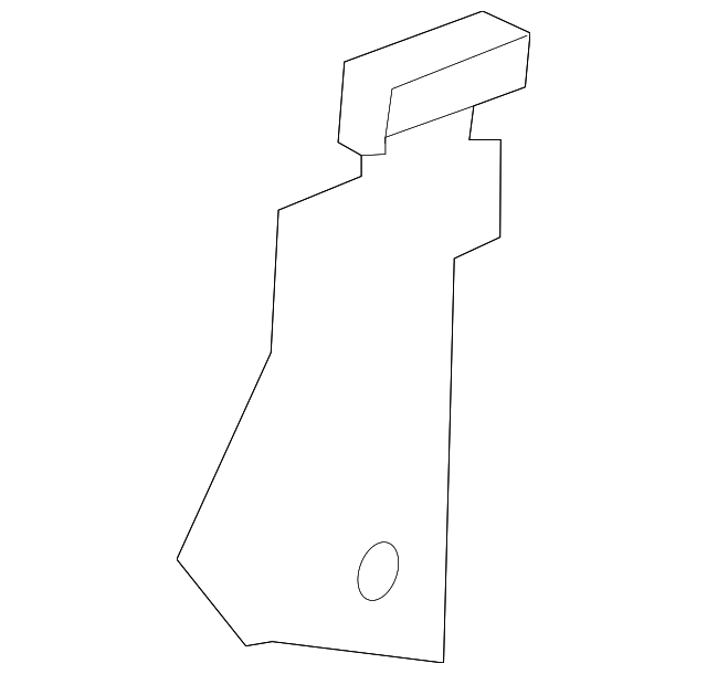 10150235 Деталь SIDE BRACE, LEFT