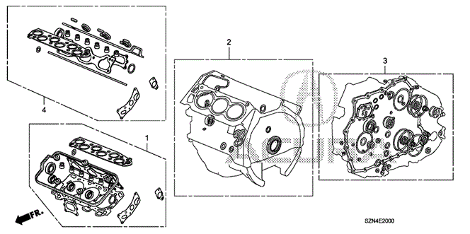 ENGINE/GASKET KIT for 2013 Acura ZDX #1