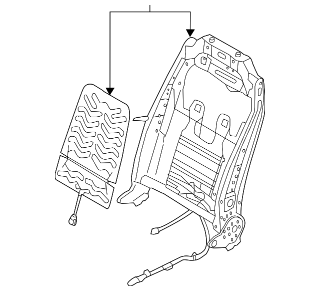 88310-B8020 SEAT BACK FRAME