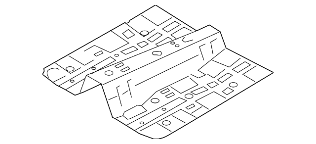 52120AJ00A9P Деталь FRONT FLOOR PAN