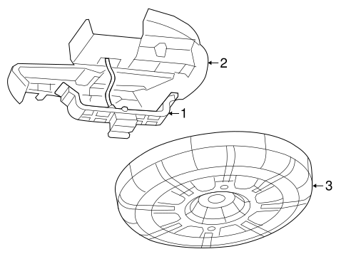 Routan SPARE TIRE CARRIER