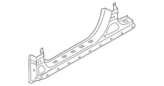 71312-1MD80 Деталь ROCKER PANEL, LEFT
