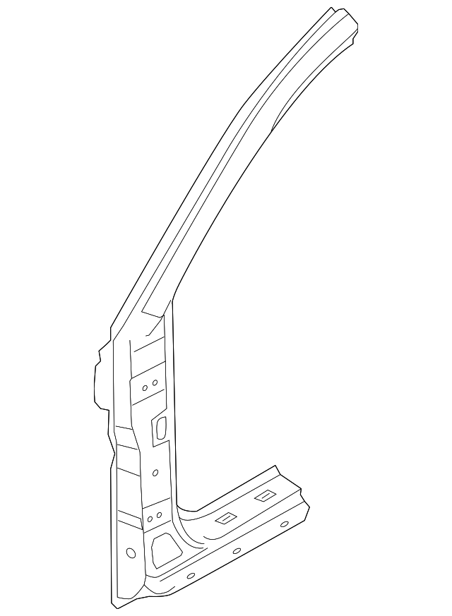 71110-1MA10 Деталь HINGE PILLAR, LEFT