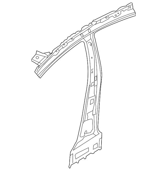 71401-1M500 Деталь PILLAR REINF, LEFT