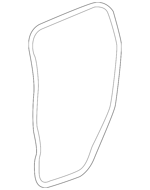 93355097 Деталь DOOR W'STRIP, LEFT