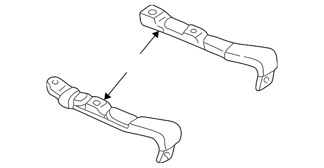 15536645 Деталь BUCKLE END, LEFT