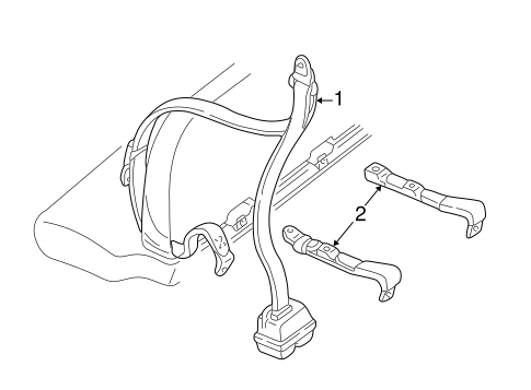 Astro REAR SEAT BELTS 2