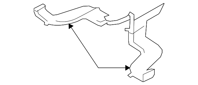 97030-2B100 Деталь REAR DUCT, RIGHT