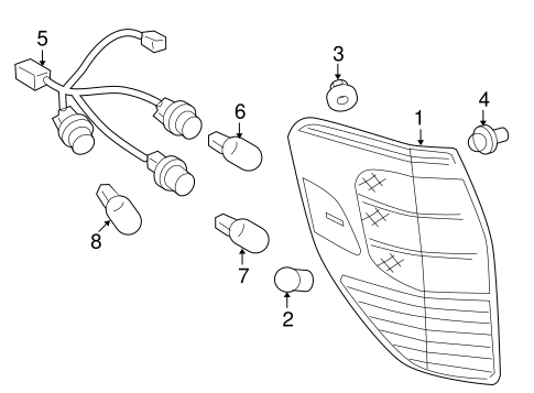 RAV4 BULBS - CHASSIS