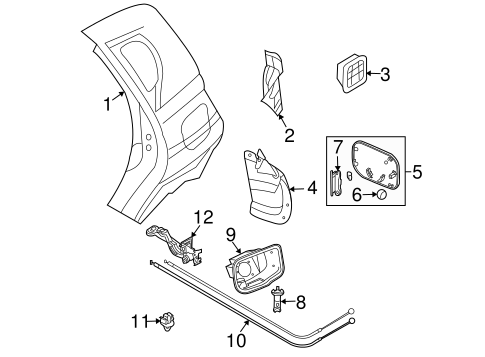 Aveo FUEL DOOR