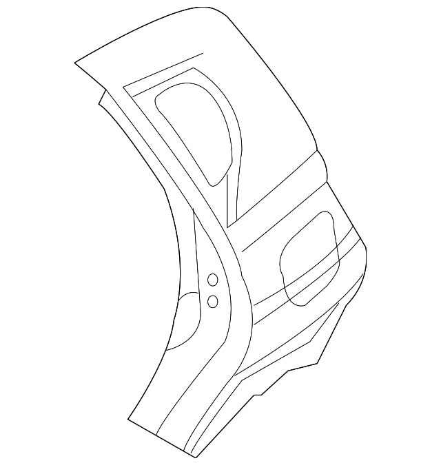 96410766 Деталь QUARTER PANEL, LEFT