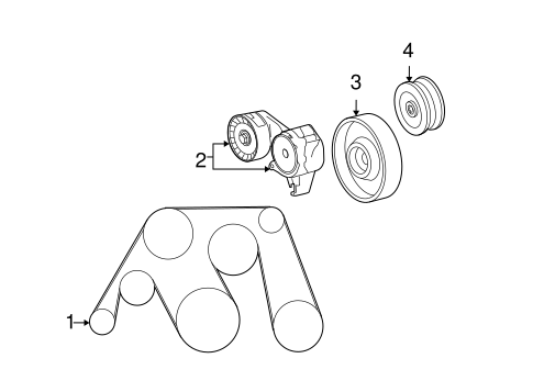 LS460 BELTS & PULLEYS 2