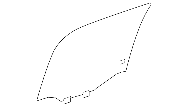 15928655 Деталь DOOR GLASS, RIGHT
